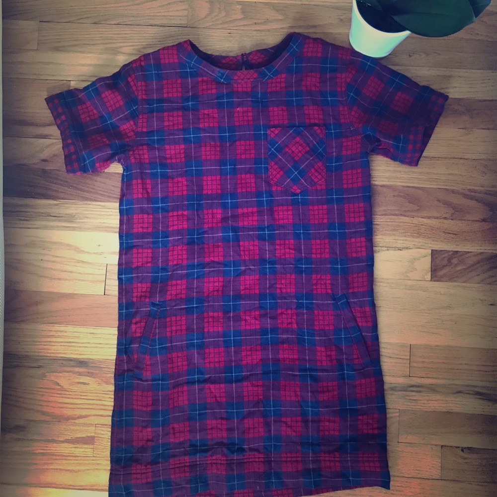 Madewell Plaid Shirt Dress